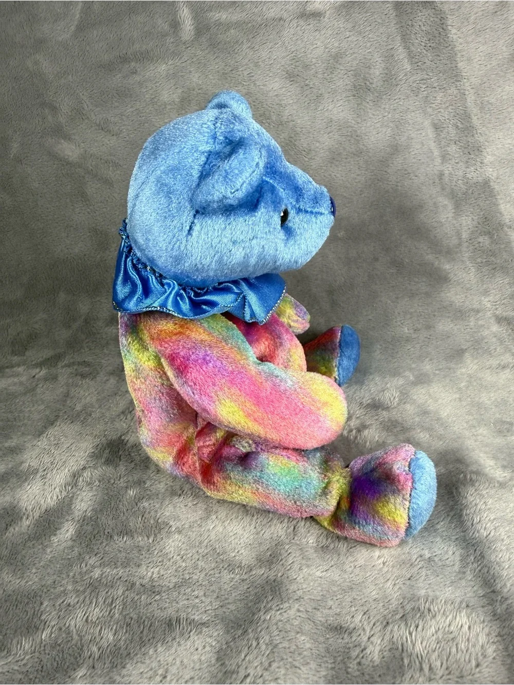 Ty Beanie Baby September Birthday Bear Vintage 2001 Sapphire Nose